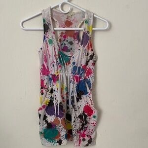 Twentyone  Multicolor Splatter Tank Top